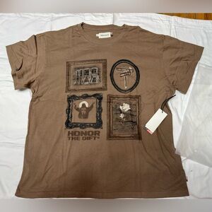 Nordstrom Brown Graphic Tee